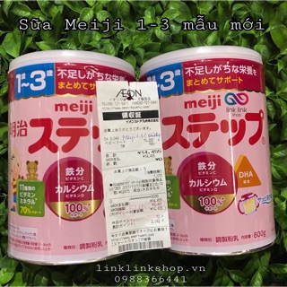 SỮA MEIJI 1-3 MẪU MỚI 800g