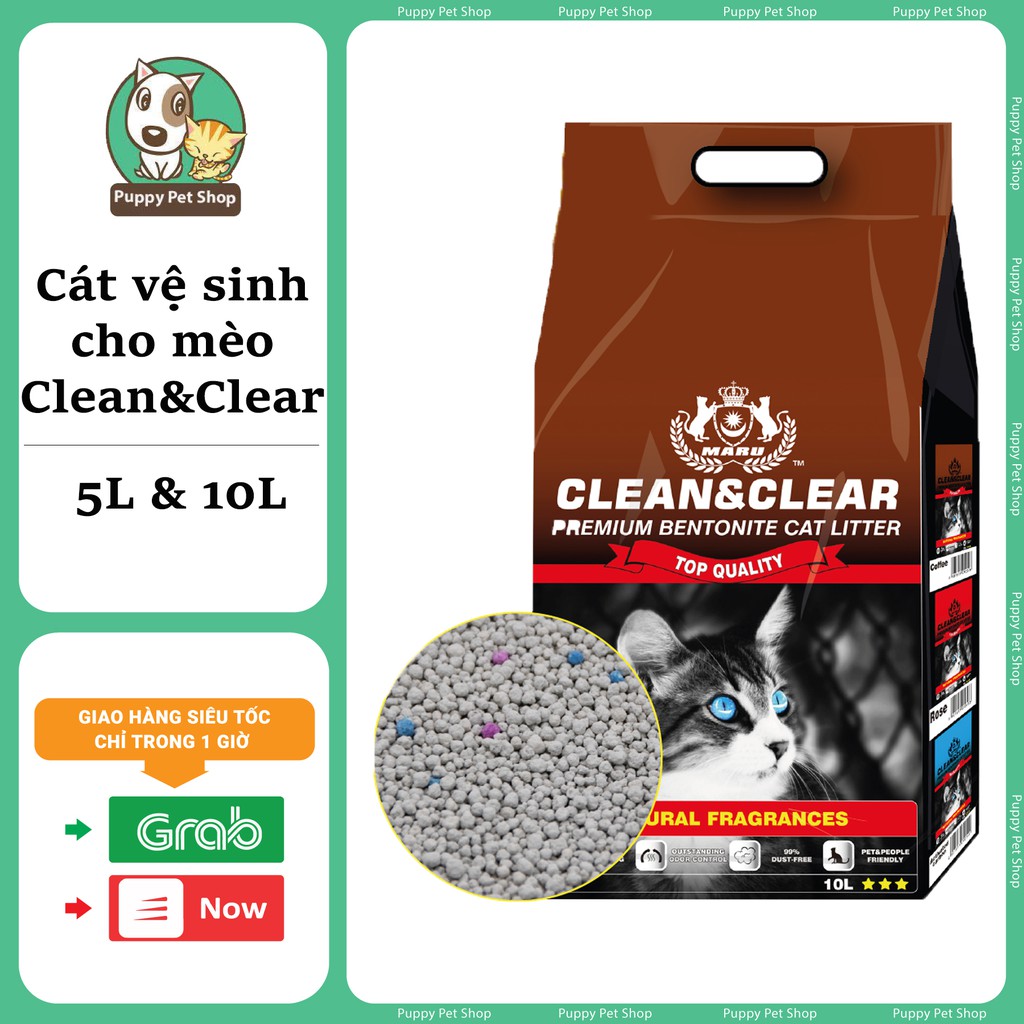 Cát Vệ Sinh Cho Mèo Clean Clear