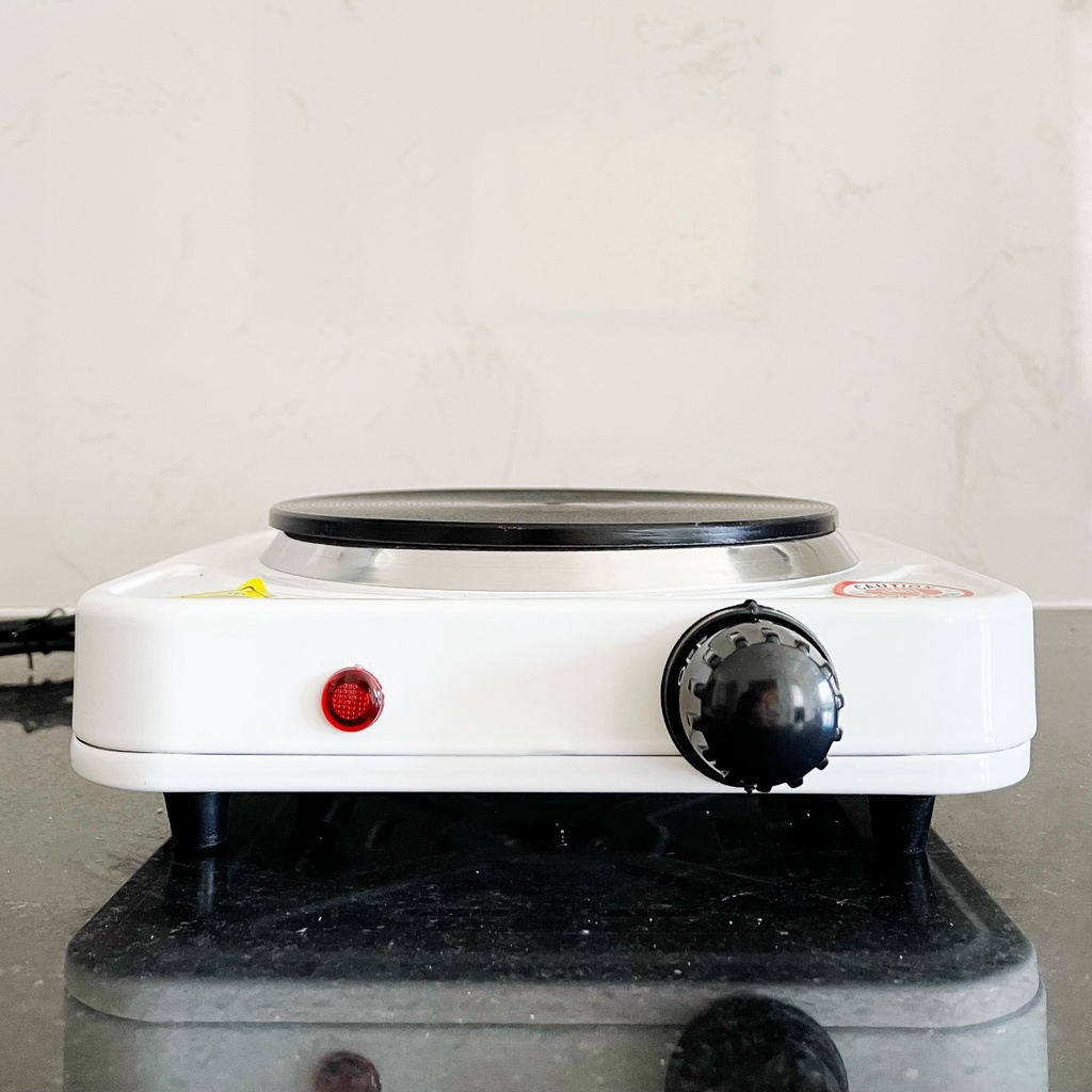 Bếp điện mini 1000w pha cà phê, trà, đun Moka Pot, hơ lá, đun Moka pot BSD-1010A- màu trắng