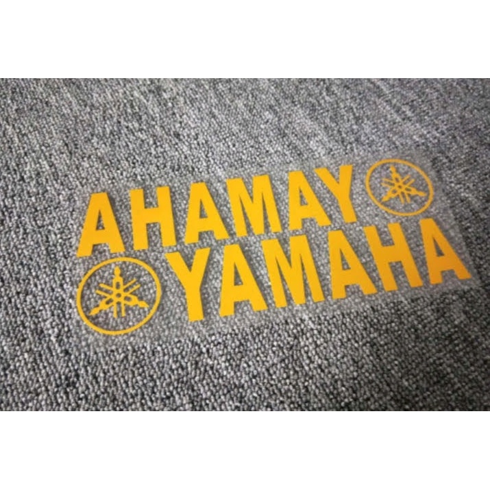 Tem xe Yamaha chất liệu decal cắt theo yêu cầu có nhiều màu