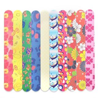 {New} 10 Cái / lốc Chà Nhám Đệm Đánh Bóng Làm Móng Tay Acrylic Gel Móng Tay Nghệ Thuật Tập Tin Dụng Cụ {CC}