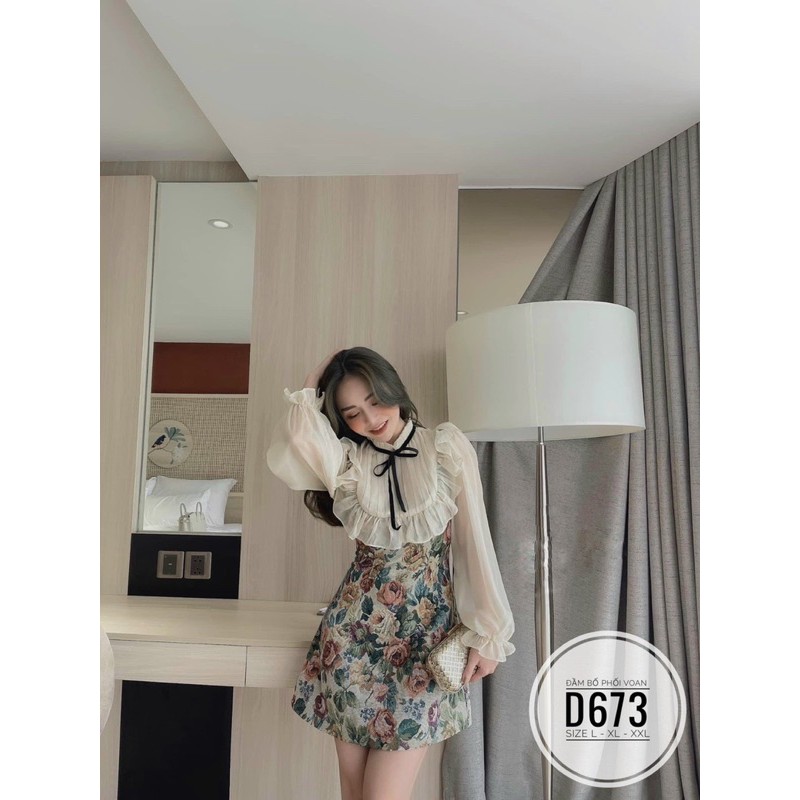 ĐẦM BỐ PHỐI VOAN [ BIGSIZE 60-90KG ]