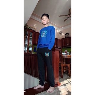 BỘ NỈ DA CÁ  BÉ TRAI Sz ĐẠI  ( TỪ 33-56KG)