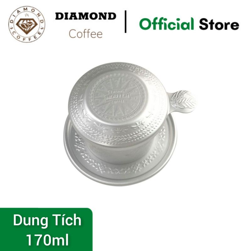 Phin nhôm Trung Nguyên hoa văn Trống Đồng - 170ml🎶🎶Tinh Tế🎶🎶Tuyệt Hảo