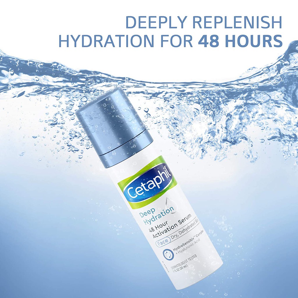 Tinh chất cấp nước Cetaphil Deep Hydration 48 Hour Activation Serum (30mL)  | Shopee Việt Nam