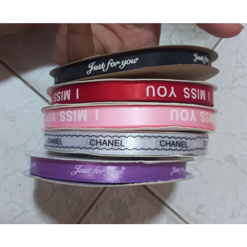 Ruy băng 1cm trang trí bó hoa, giỏ quà