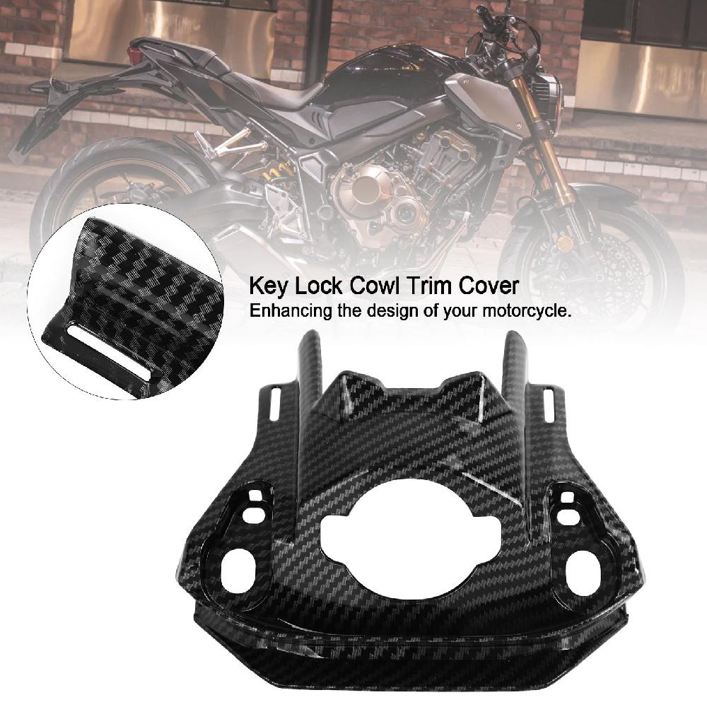 Vỏ bọc chìa khóa trước bằng sợi carbon cho Honda CB650R CBR650R 2019-2021