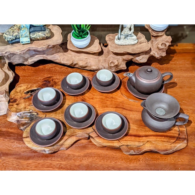 Bộ Ấm Bát Tràng Gốm Hoàng long