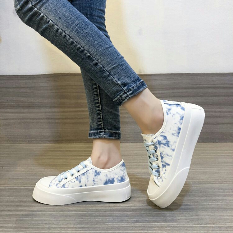 Hàng đẹp full hộp  Giày thể thao sneaker nữ FREESHIP   thiết kế dây kép màu vẩy cá tính