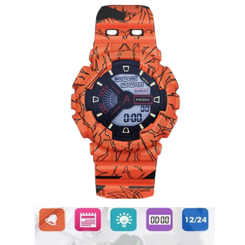 Đồng hồ điện tử có dây silicon độc đáo phong cách thể thao cho nam | BigBuy360 - bigbuy360.vn