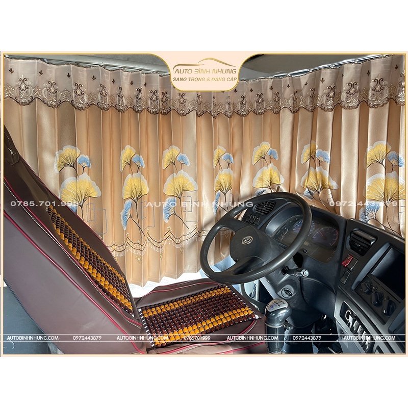 Rèm cửa che nắng quây kín kính lái xe tải chữ U , Rèm cửa che nắng quây kín xe ô tô đầu kéo howo,chenglong,dongfeng....