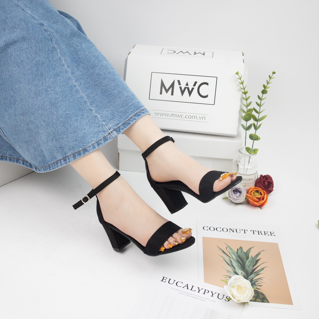 Giày cao gót nữ quai ngang MWC NUCG- 3502
