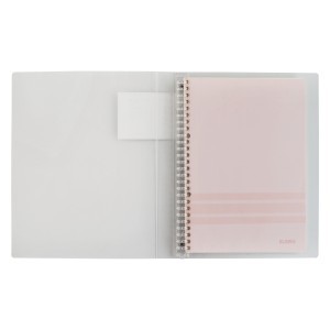 Sổ còng nhựa B5 40 tờ Caro MS 544 kèm 5 bìa tab phân trang - Binder KLong