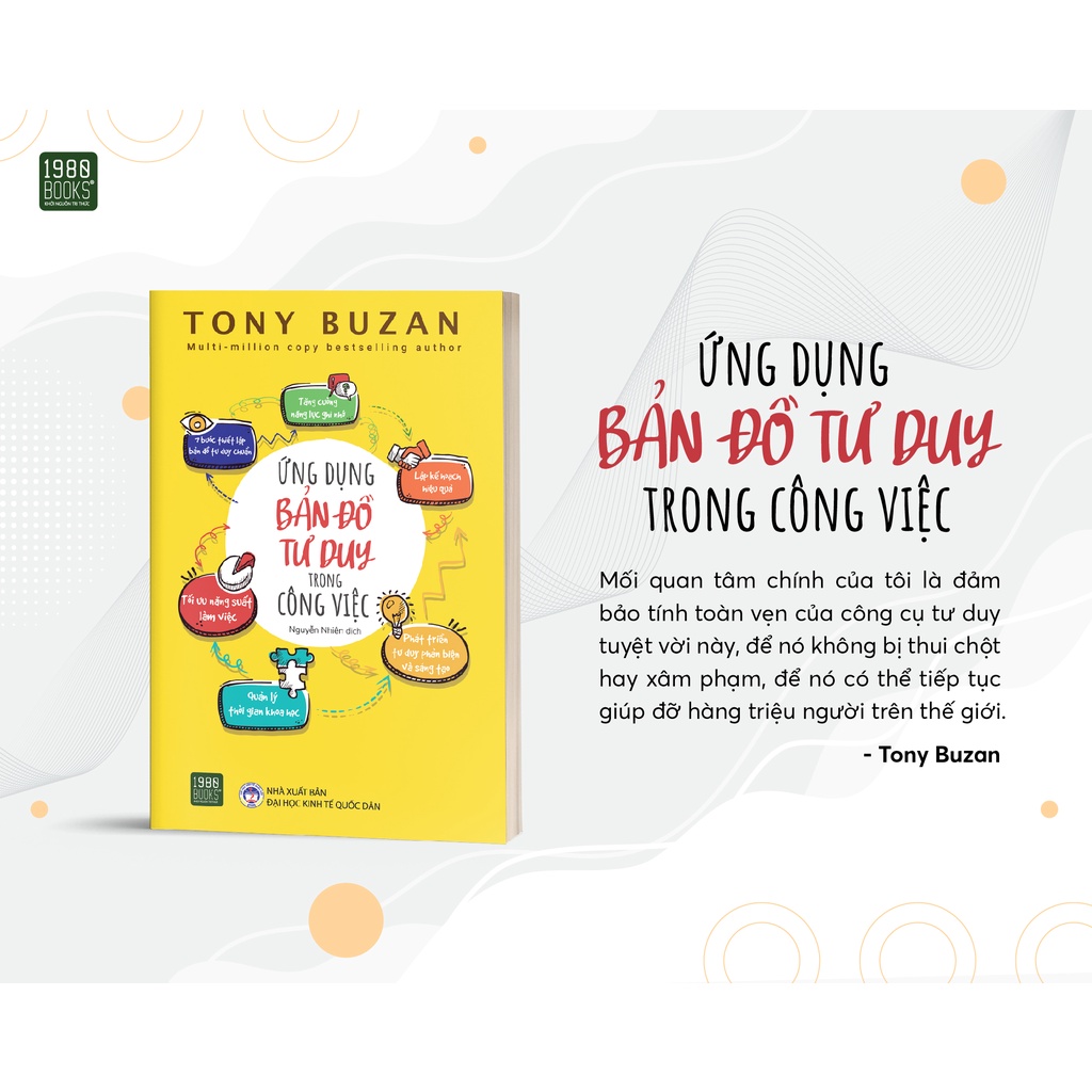 Sách - Ứng dụng bản đồ tư duy trong công việc - 1980books