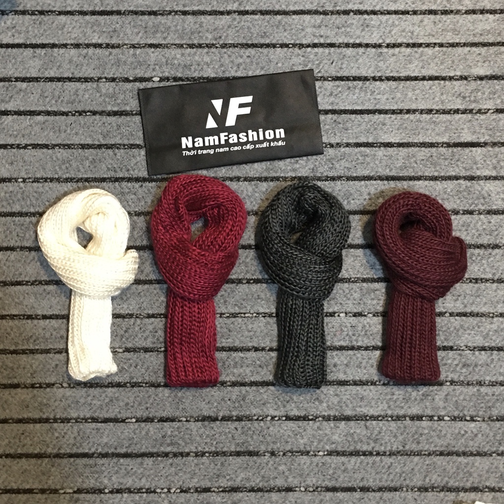 Khăn len ống nam nữ hàng xuất khẩu chu vi 170cm khoảng 3-4 vòng cổ