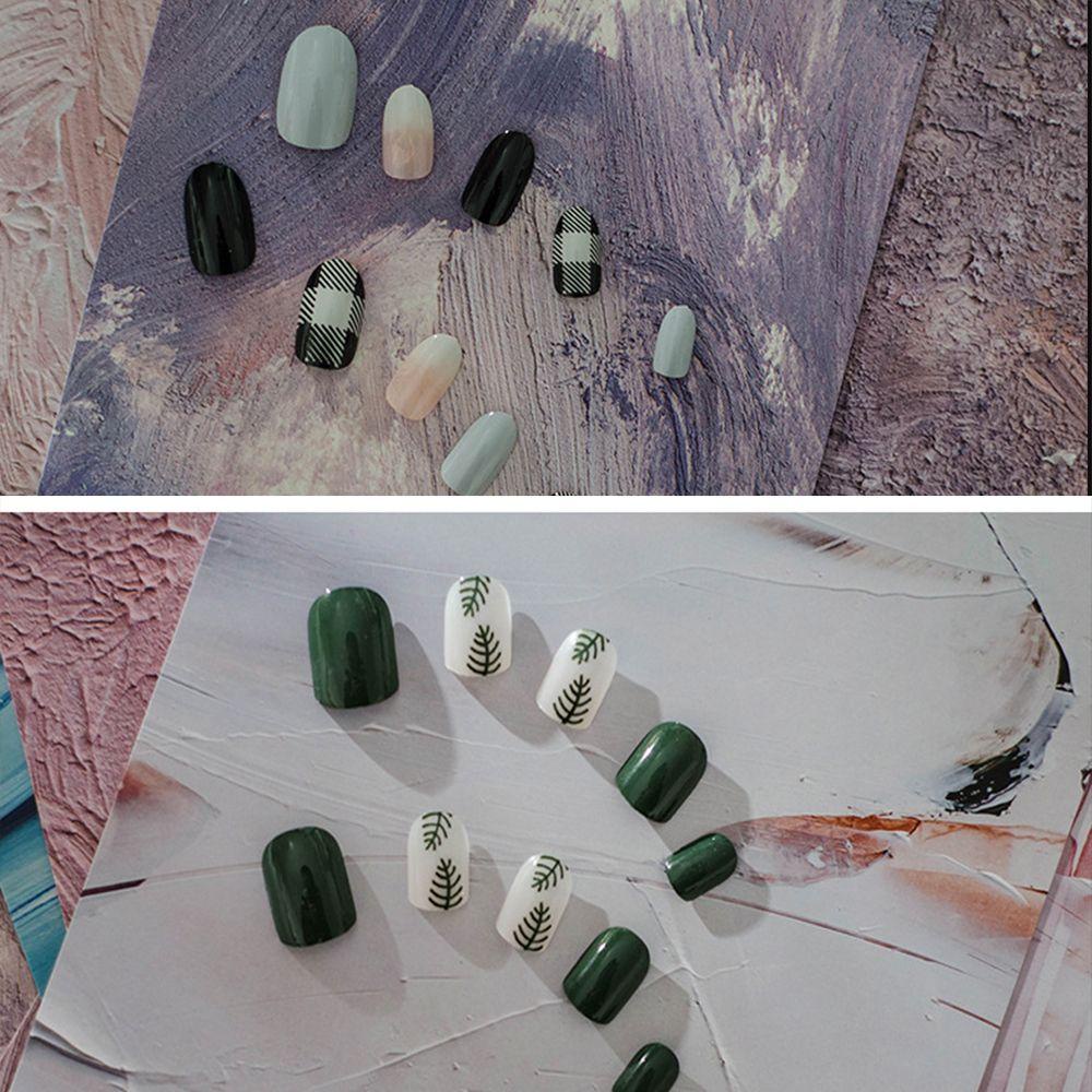 OCEANMAP Giấy Dán Móng Nghệ Thuật Hình Vuông DIY Đa Năng Phong Cách Dành Cho Studio