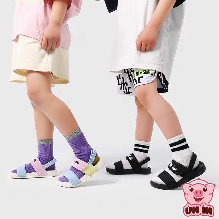 Dép quai hậu cho bé, Sandal quai ngang siêu nhẹ hình Em bé Gấu xinh xắn phong cách Hàn Quốc mẫu mới nhất QL1107