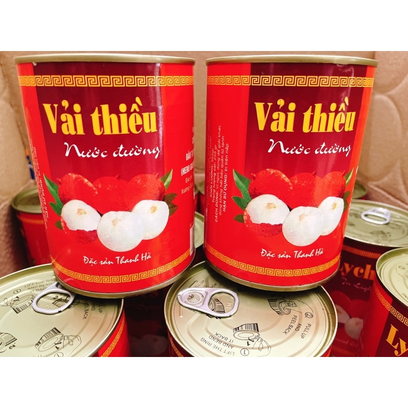 Vải thiều ngâm đường Thanh Hà 565g