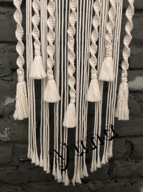 Mành Macrame vintage (hình thật)