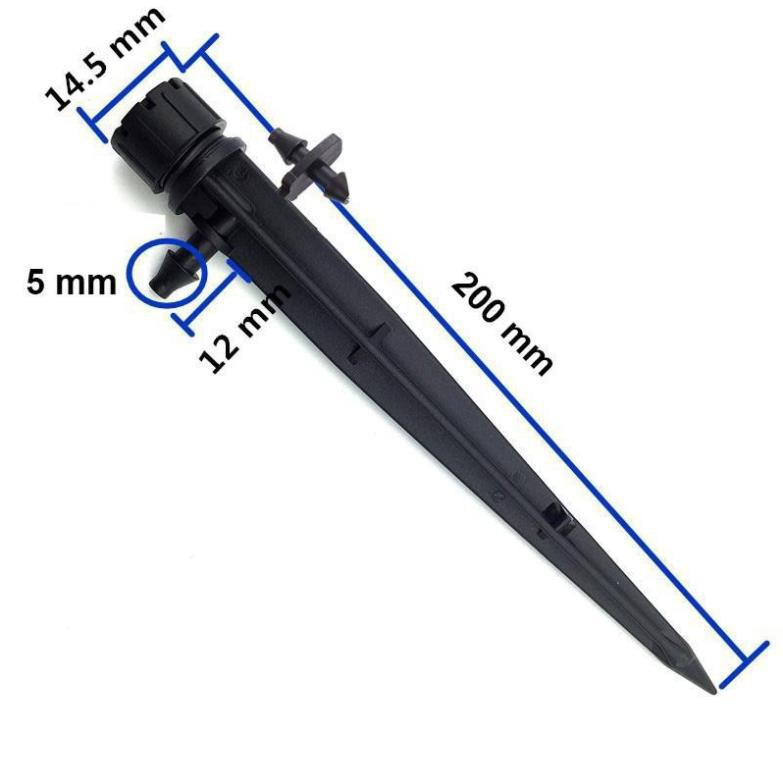 10 Béc tưới phun mưa 8 tia điều chỉnh lưu lượng, bán kính tưới ,hệ thống tưới cây
