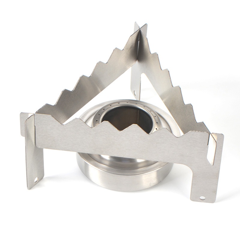 Giá Bếp Lò Bằng Thép Không Gỉ Di Động Tiện Dụng Cho Dã Ngoại