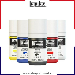 Màu acrylic chuyên nghiệp vẽ đa chất liệu Liquitex Soft Body - 59ml (2Oz)