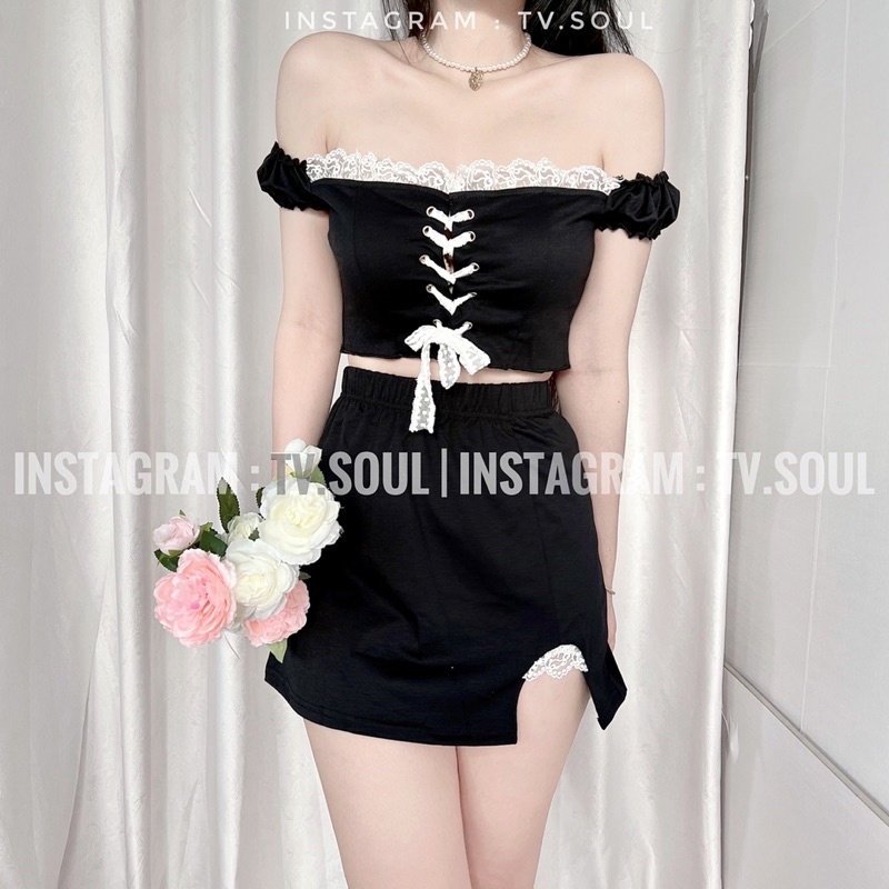 𝐒𝐀𝐋𝐄 Set áo váy phối ren