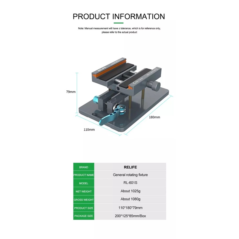 Đế xoay tách lưng Relife RL-601S