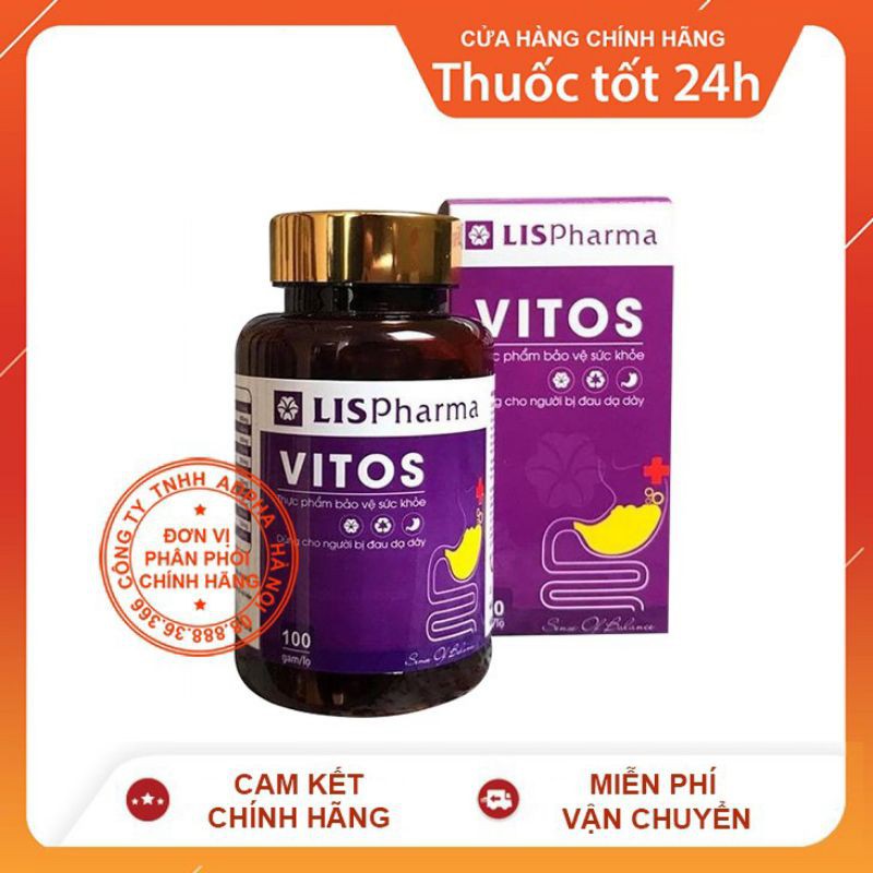 Dạ Dày Vitos [CHÍNH HÃNG] - Trào ngược, viêm loét, khuẩn hp