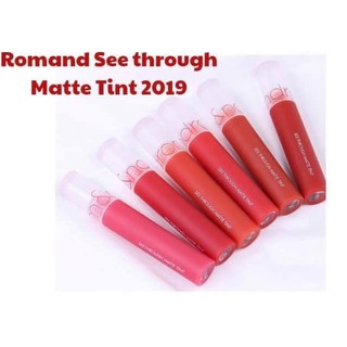 [Liên hệ trước khi đặt] Son kem Romand See Through Matte Tint