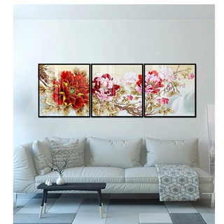 Tranh Laminate Tráng Gương - Tranh Treo Tường Phong Thủy Hoa Mẫu Đơn 2