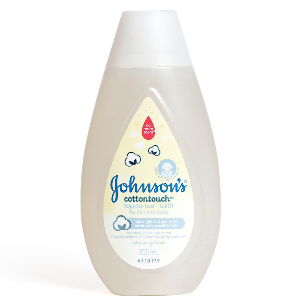 Sữa Tắm Gội Toàn Thân Mềm Mịn Johnson' Baby Bath CottonTouch Chai 200ml và 500ml