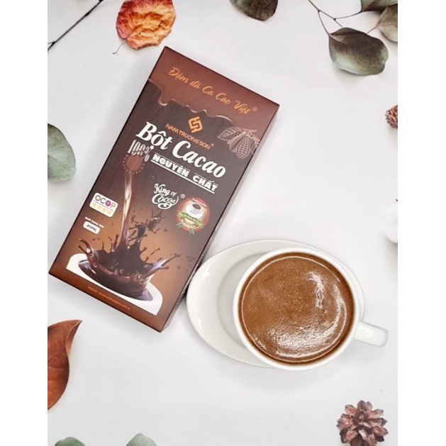 Bột cacao organic nguyên chất 200g Nam Trường Sơn, Đắk Lắk