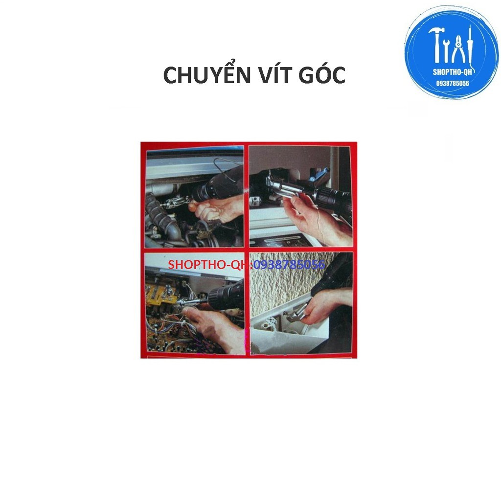 Đầu chuyển hướng khoan bắt vít 105 độ chân lục giác(LOẠI DÀI).