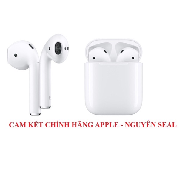 [Mã ELMS3TR giảm 7% đơn 2TR] Tai nghe không dây Apple Airpods 2 sạc dây và sạc không dây