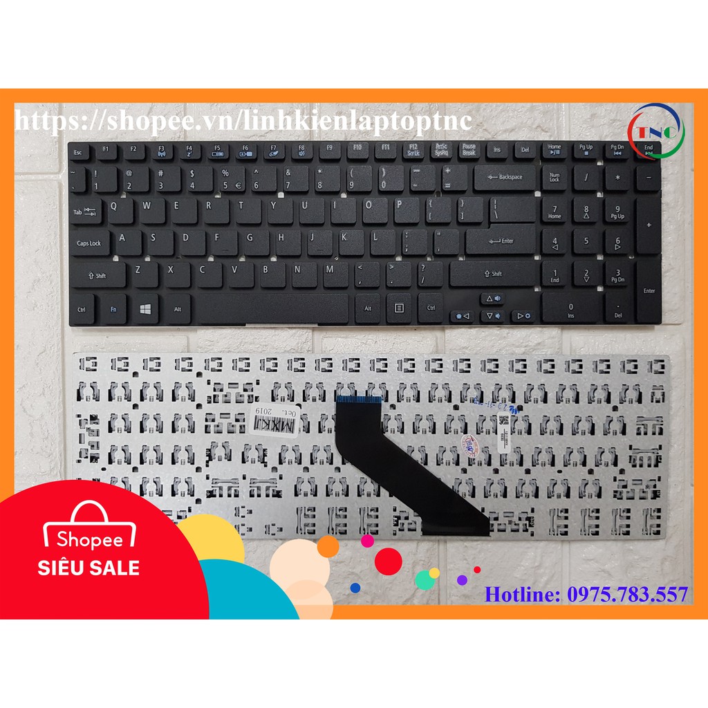 Bàn Phím Laptop Acer 5830 E5-551 V3-571 E5-531 E5-572 ES1-531 E5-571 (Phím Trong Máy Phải Hàn DÀNH CHO THỢ) Nhập Khẩu