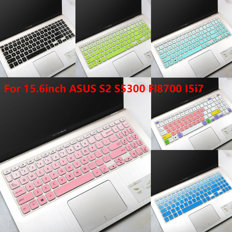 Miếng dán bàn phím bằng silicon siêu mỏng bảo vệ cho Asus S2 S5300 Fl8700 I5I7 15.6 Inch