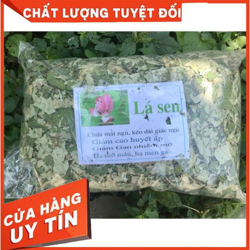 Lá sen khô(giảm cao huyết áp cao,máu nhiễm mỡ,gan nhiễm mỡ)