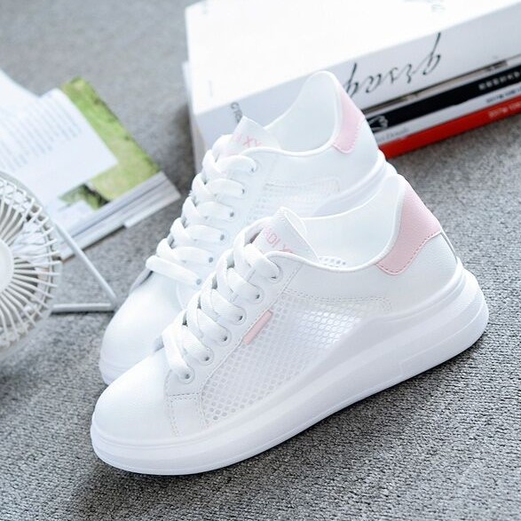Giày Sneakers Thể Thao Phối Lưới Thoáng Khí Năng Động Phong Cách Đơn Giản | BigBuy360 - bigbuy360.vn