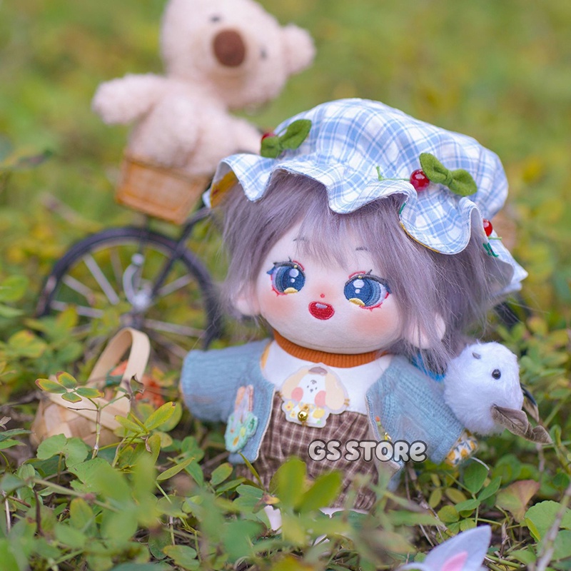 Búp Bê Hình Nhân Vật Taeyeon Sullivan 20cm Tóc Xám Dễ Thương Làm Quà Tặng Sinh Nhật