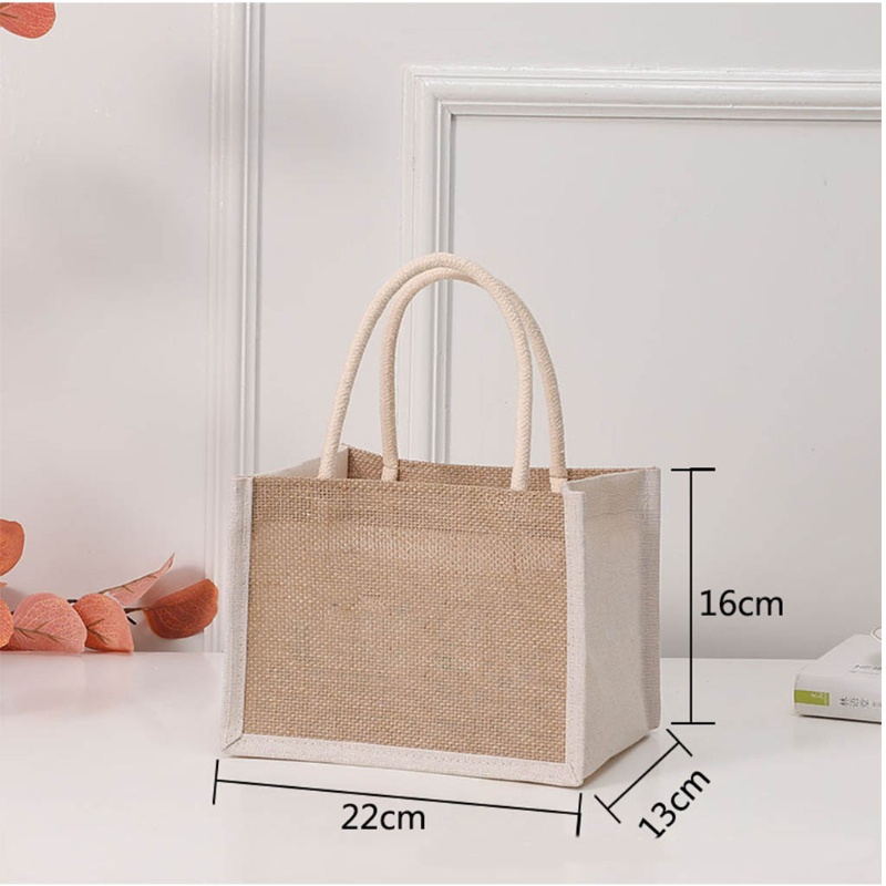 Seng Túi Tote Vải Bố Xách Tay Sức Chứa Lớn Có Thể Tái Sử Dụng Cho Nữ