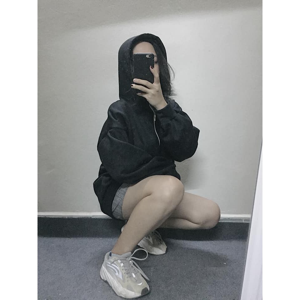 Áo Hodie Khóa Cổ