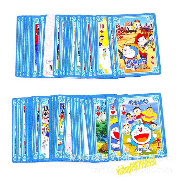 Bộ THẺ BÀI Doremon loại tốt