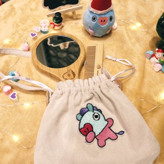 BT21 - Set Gương Lược Tre Mang