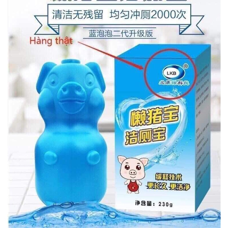 Thả bồn cầu hình lợn