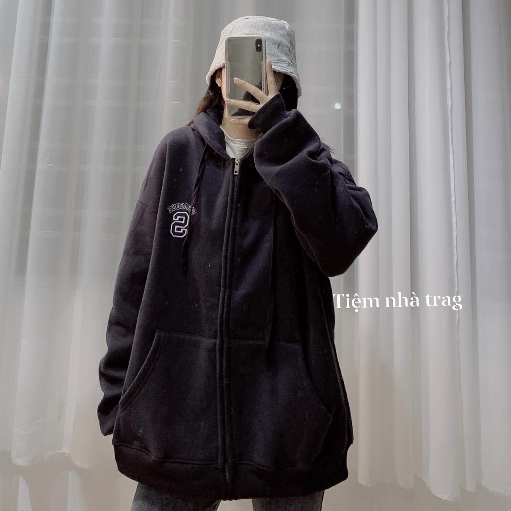 [Ảnh thật] Áo khoác nỉ unisex logo S_Áo khoác nam nữ tay bồng basic, cá tính, hottrend | BigBuy360 - bigbuy360.vn