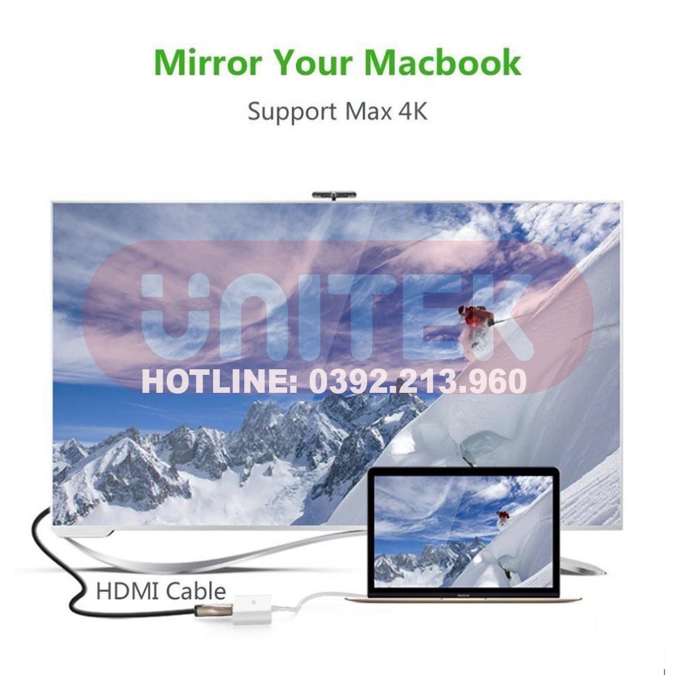 Cáp chuyển USB Type-C sang HDMI, USB 3.0 và USB Type-C Ugreen 30377