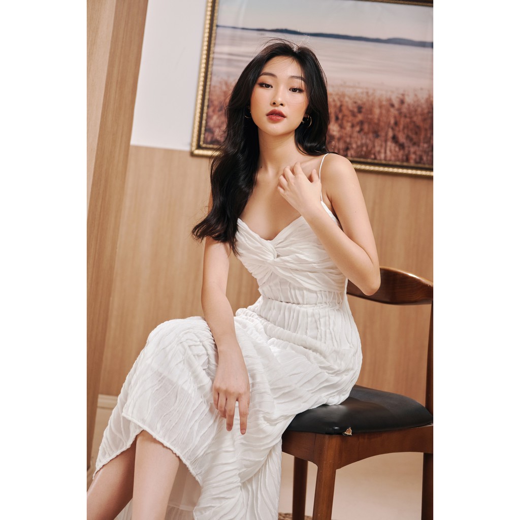 Đầm maxi dây xoắn ngực , Peace House Clothing