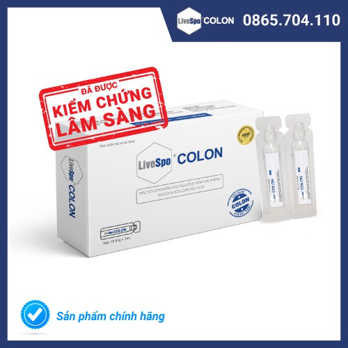 [HÀNG CHÍNH HÃNG] LiveSpo COLON - Men vi sinh bào tử lợi khuẩn cho người viêm đại tràng đã Kiểm chứng lâm sàng-hdt1405