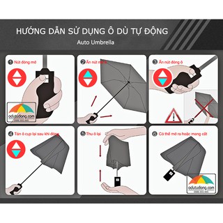 Ô dù đóng mở tự động xuất Nhật mới